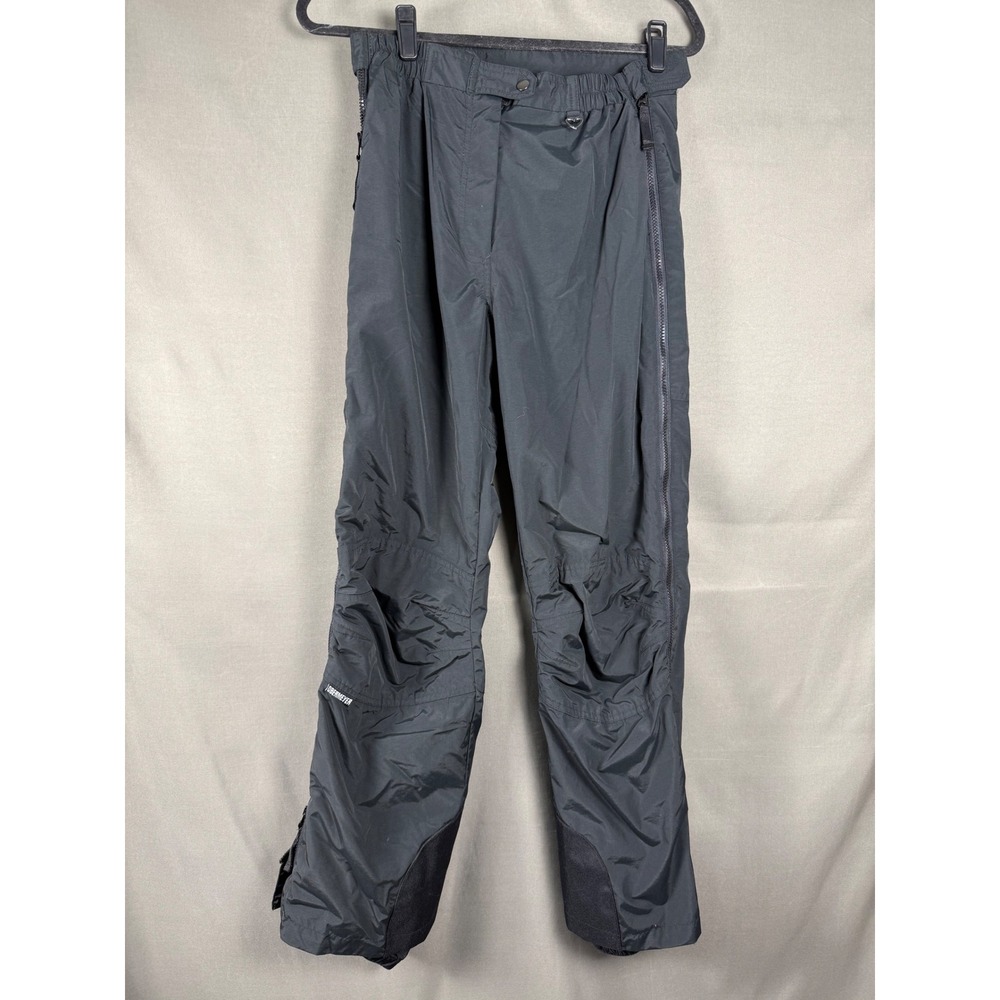 Obermeyer Ski Pants Women Small Black Full Side Zip Articulated Knee Snowboard